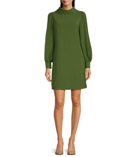 Alex Marie Heidi Funnel Neck Long Sleeve Social Dress Product Image