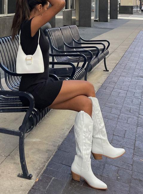 Billini Urson Boots White Product Image