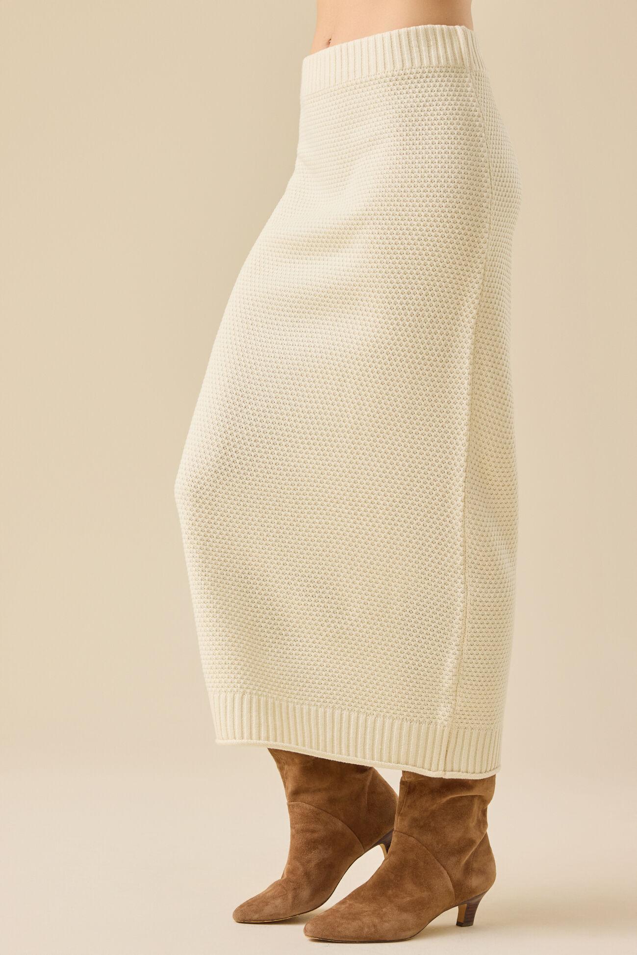 Shay Knit Midi Skirt Product Image