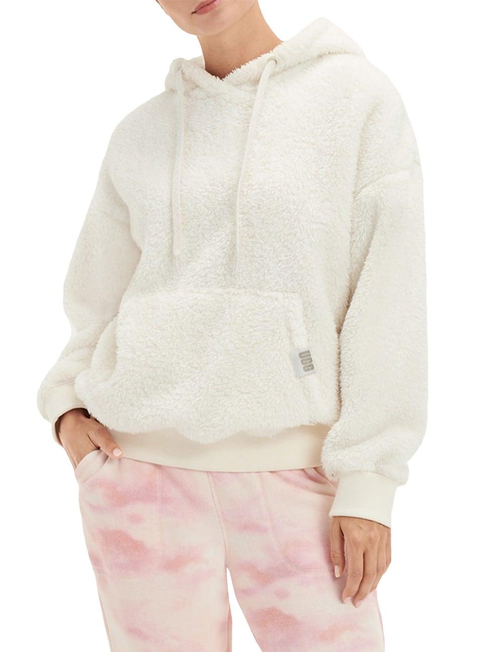 UGG Womens Loyra Sherpa Hoodie Fleece Product Image
