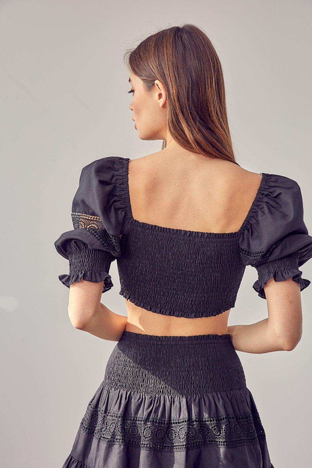 Lace Insert Croptop Product Image