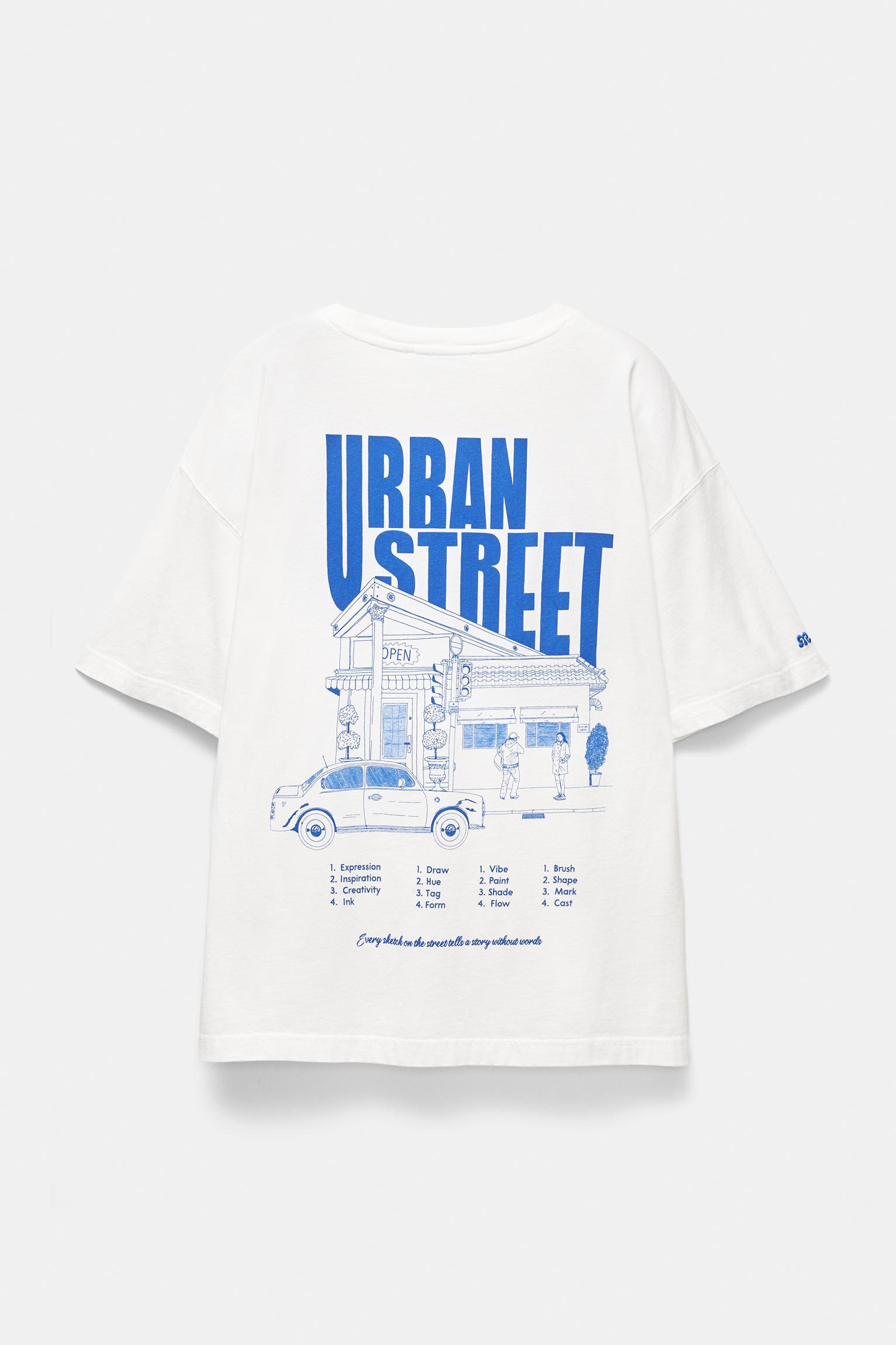 Street Profile graphic T-shirt Product Image