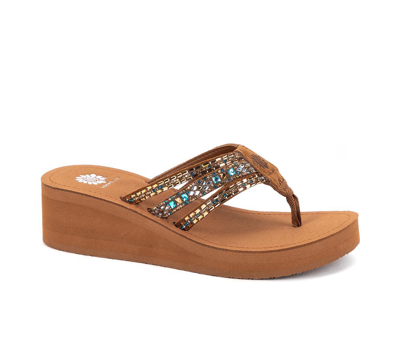 Women's Yellow Box Tania Wedge Flip-Flops Product Image