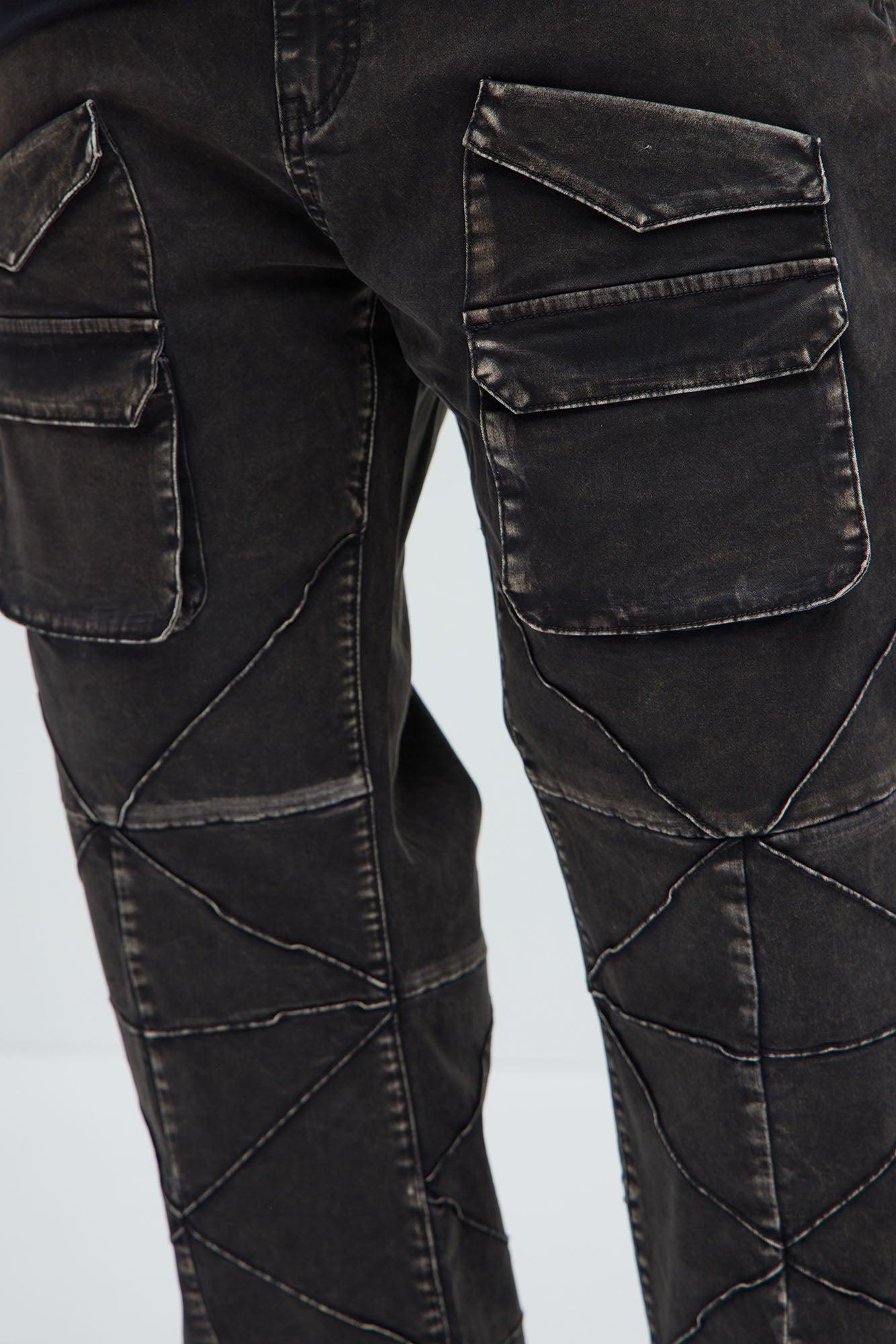Go Time Straight Cargo Jeans - Black Product Image