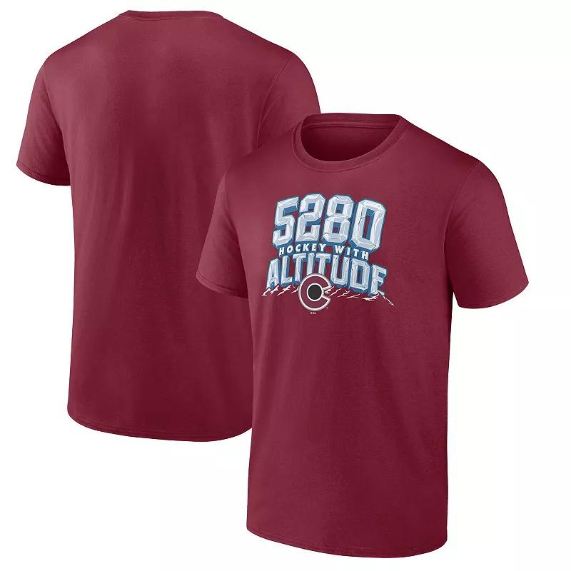 Men's Fanatics Burgundy Colorado Avalanche Local T-Shirt,  Product Image