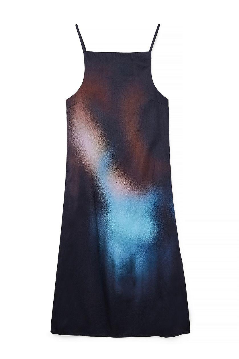 Tie Shoulders Midi Dress Product Image