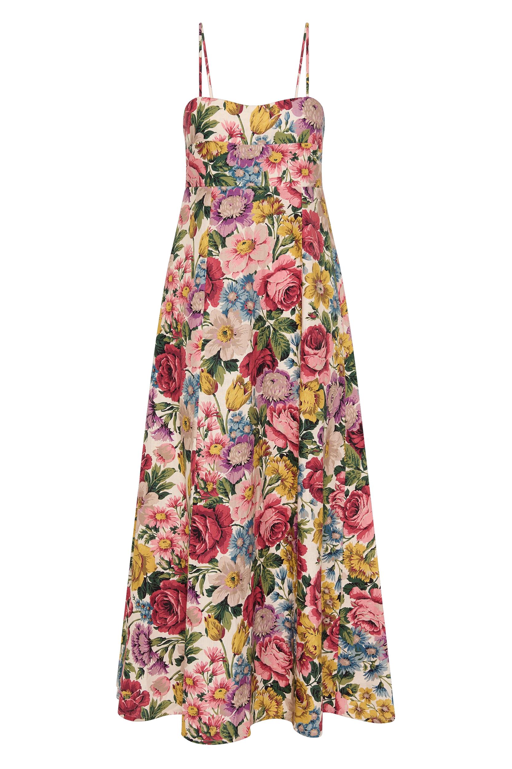 Eugenie Midi Dress Colette Floral Multi - Final Sale Product Image