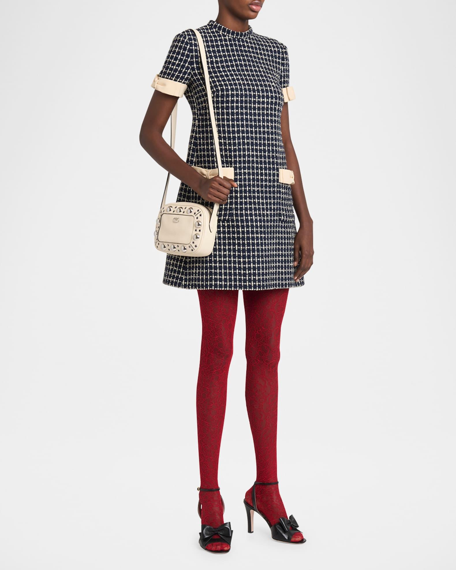 Nellcote Studded Leather Camera Crossbody Bag Product Image