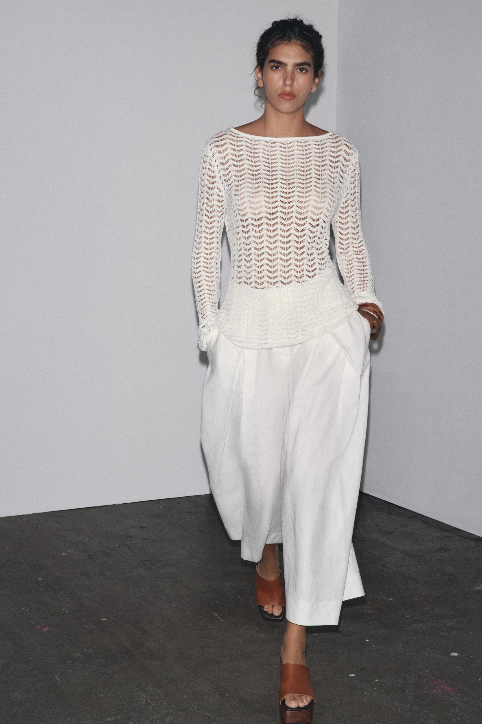 TEXTURED KNIT SWEATER Product Image