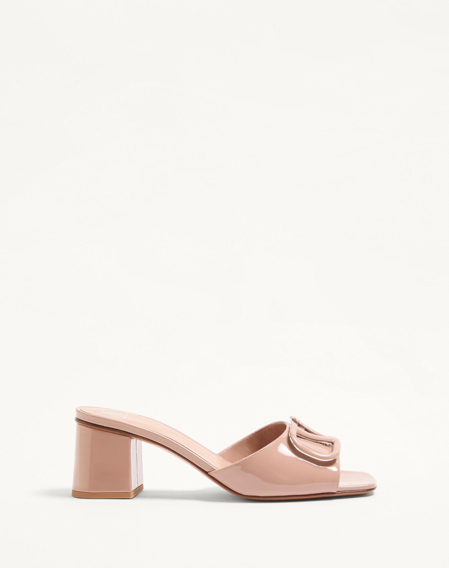 Vlogo Signature Patent Leather Slide Sandal 60Mm Product Image