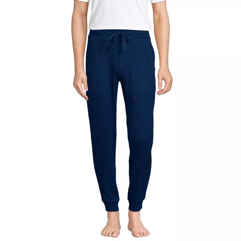 Men's Lands' End Brushed Rib Joggers,  Product Image