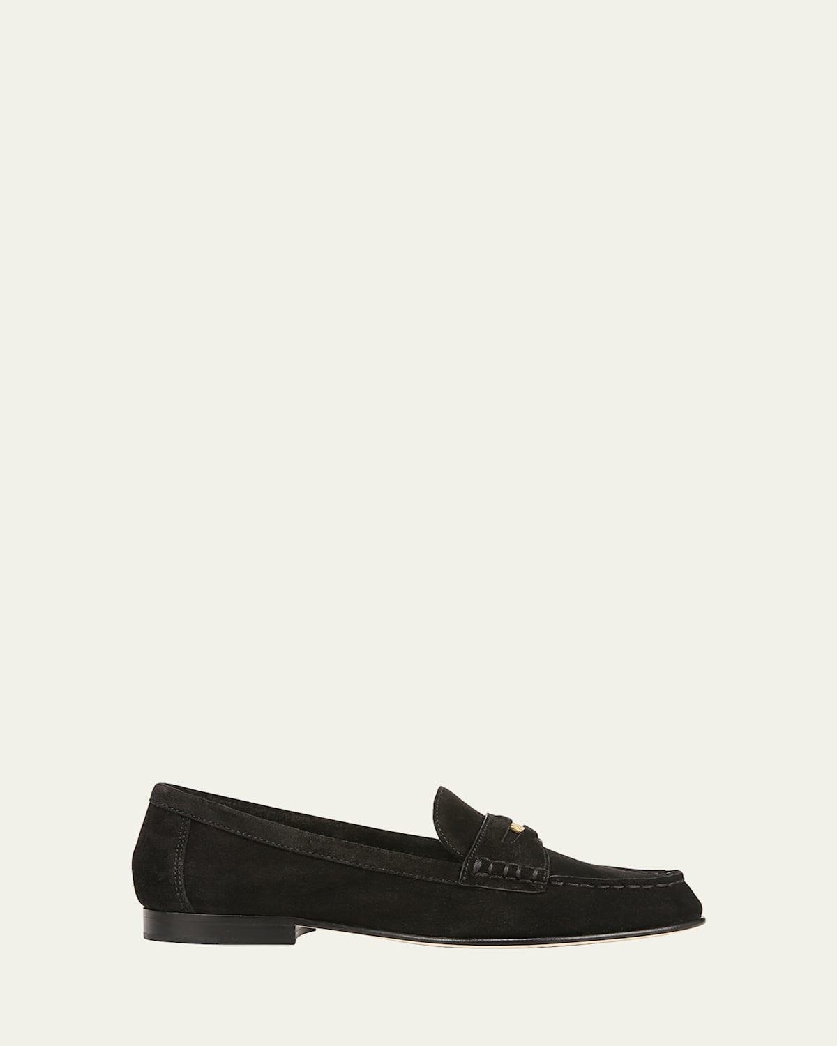 Womens Hazelwood Suede Penny Loafers Product Image