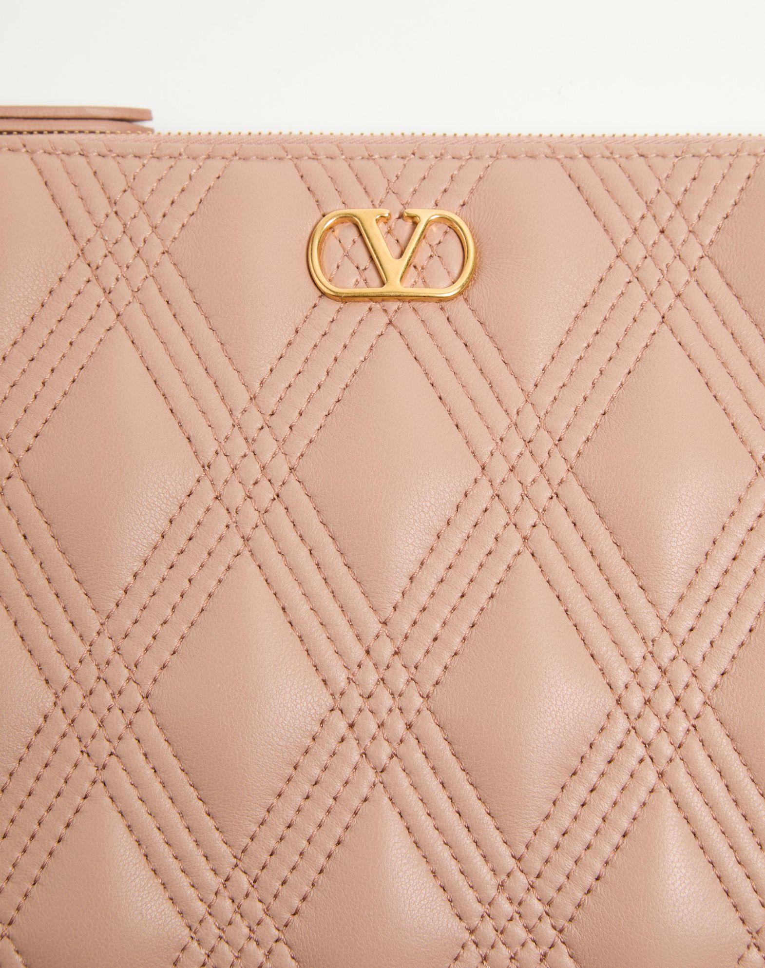 Valentino Garavani Quiltie 67 Pouch In Quilted Nappa Leather Product Image