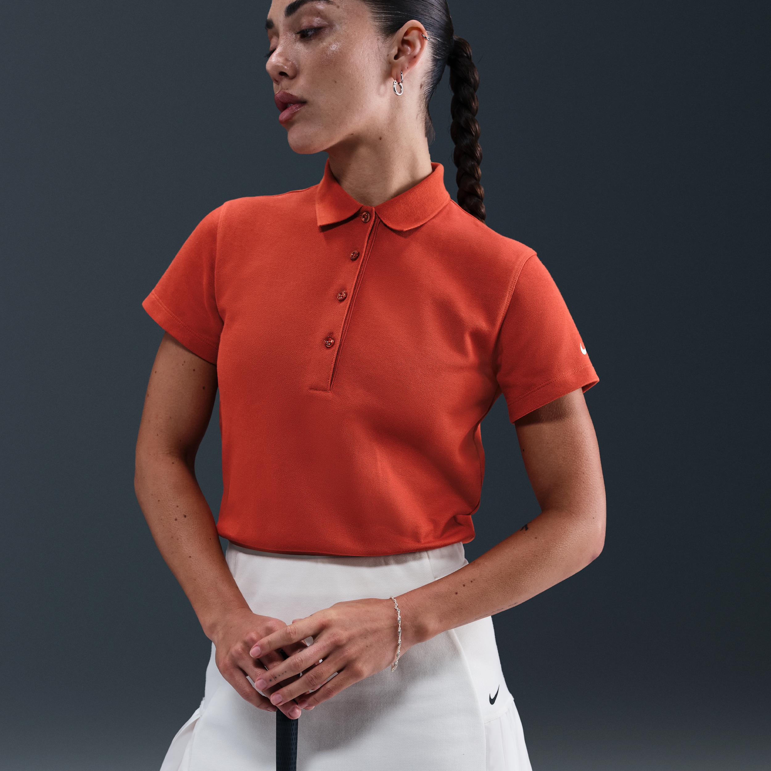 Nike Womens Short-Sleeve Golf Polo | IF8528-626 Product Image