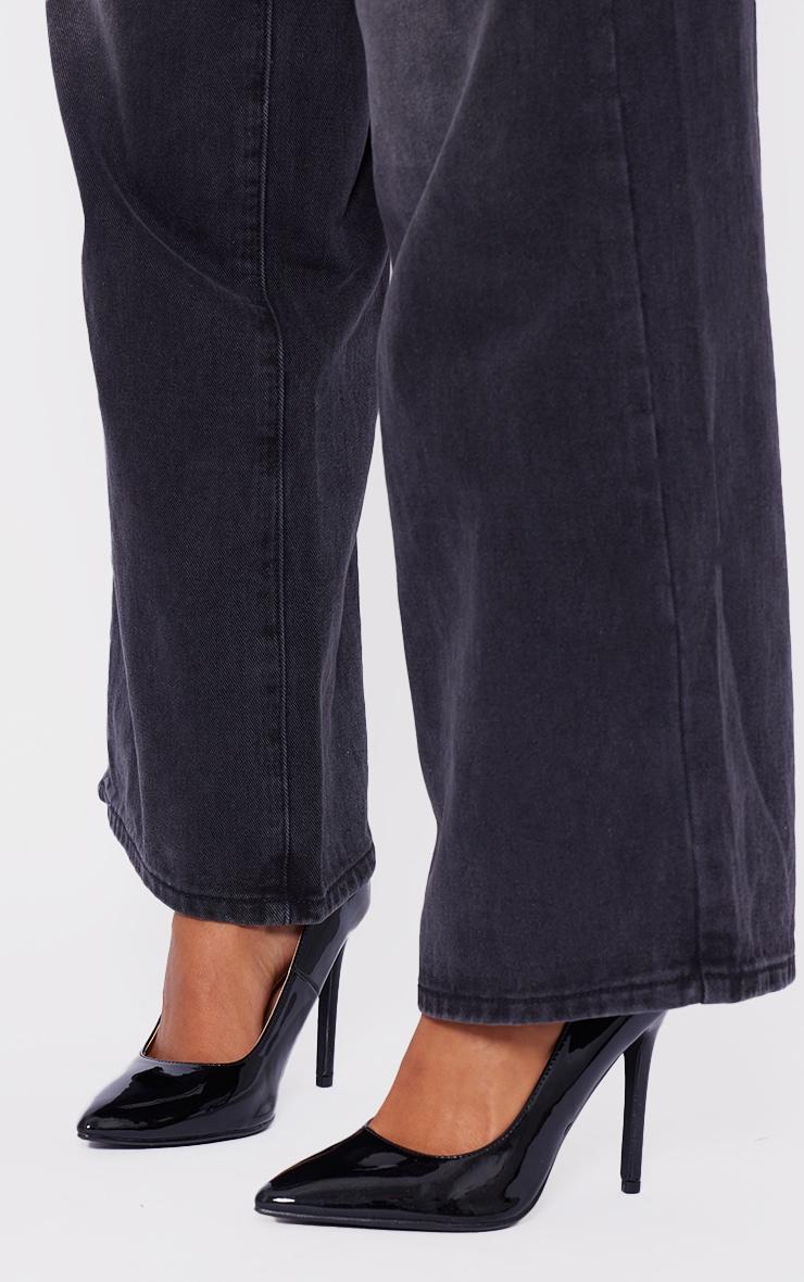 Black Patent Wide Fit Court Heels Product Image