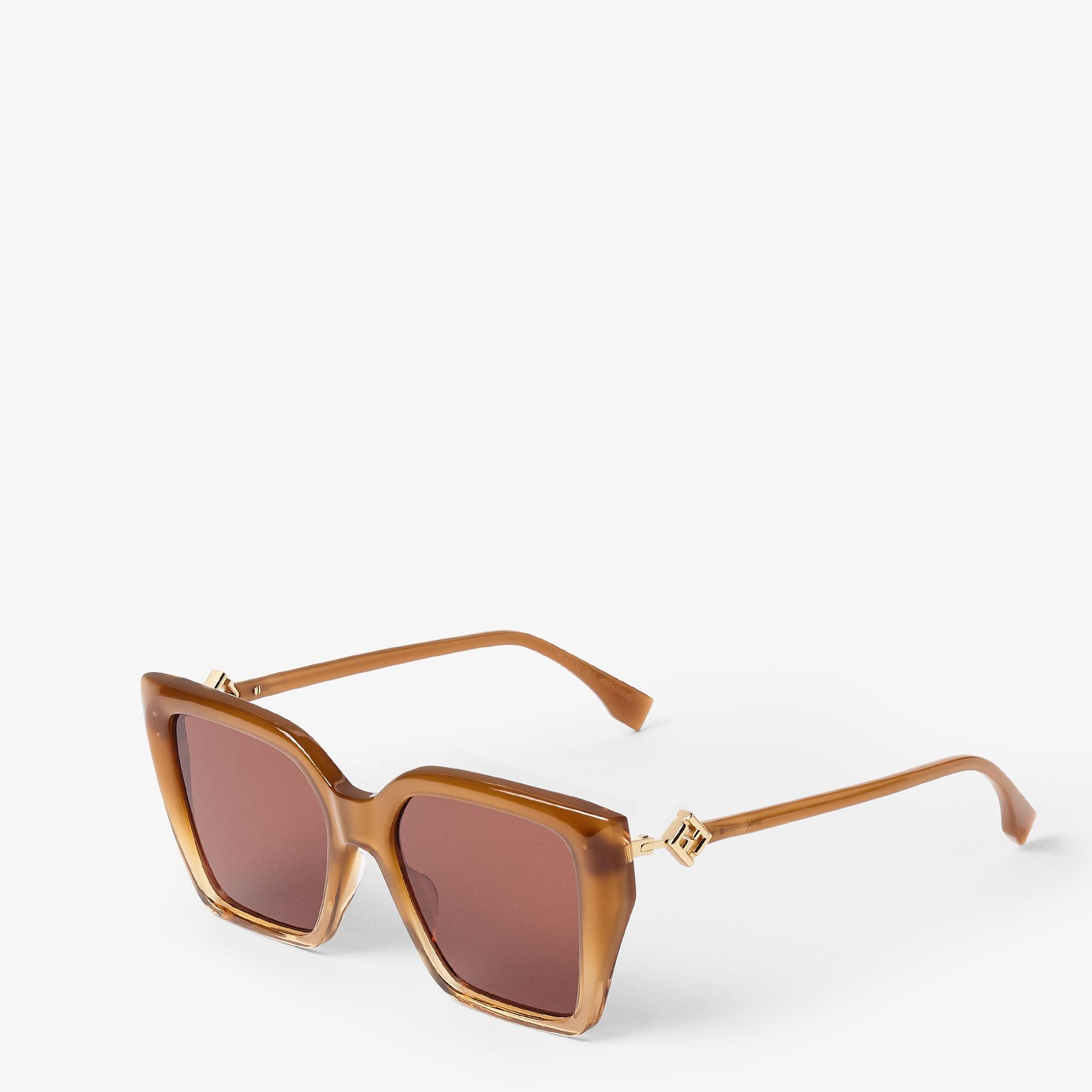 FF DiamondsOcher acetate sunglasses Product Image