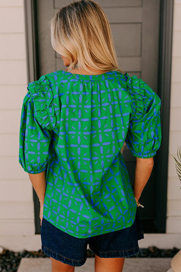 Polished Perfection Floral Top Product Image