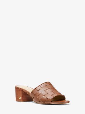 Ingrid Woven Leather Mule Product Image
