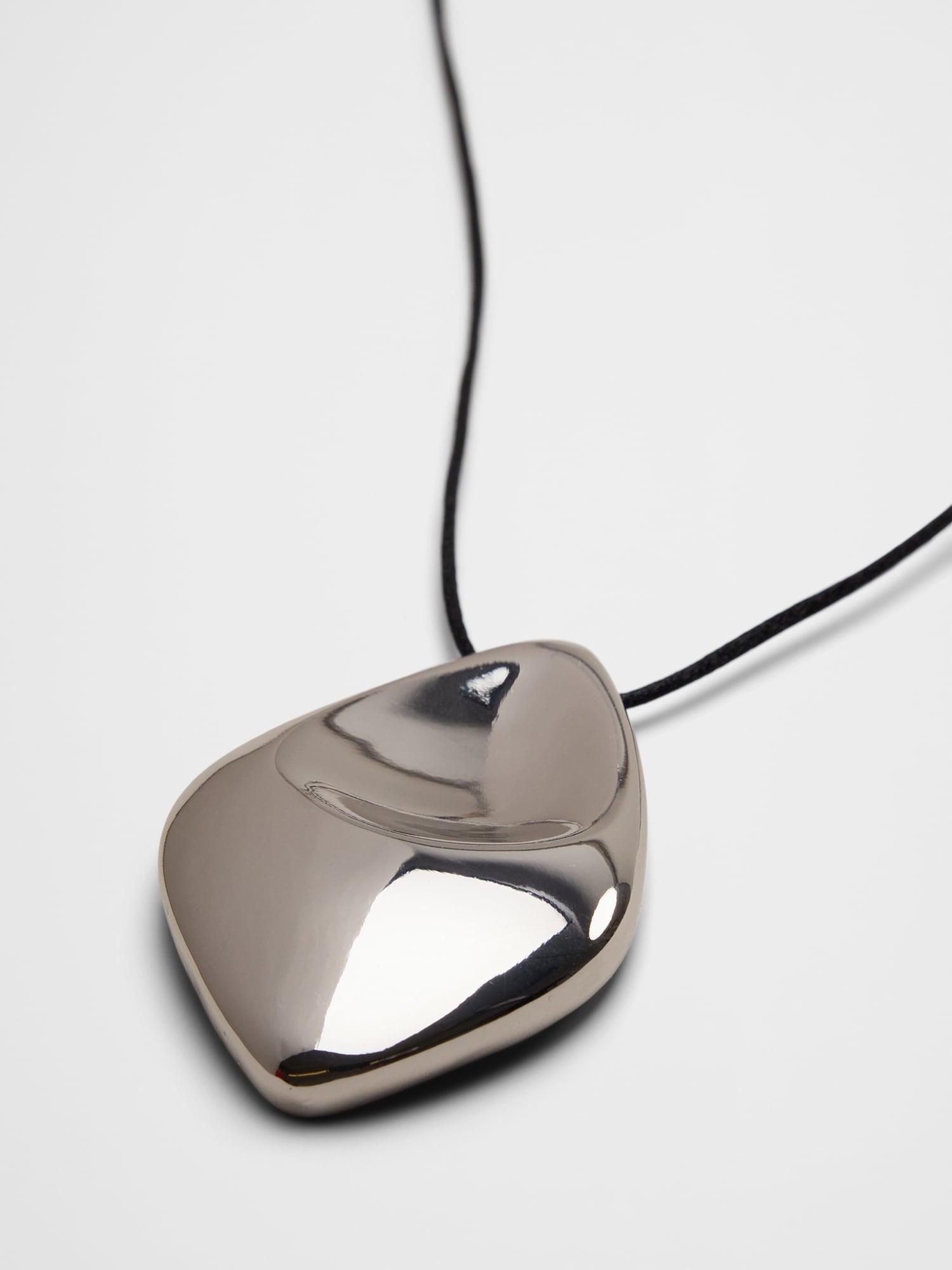 Cord Statement Sculptural Pendant Necklace Product Image