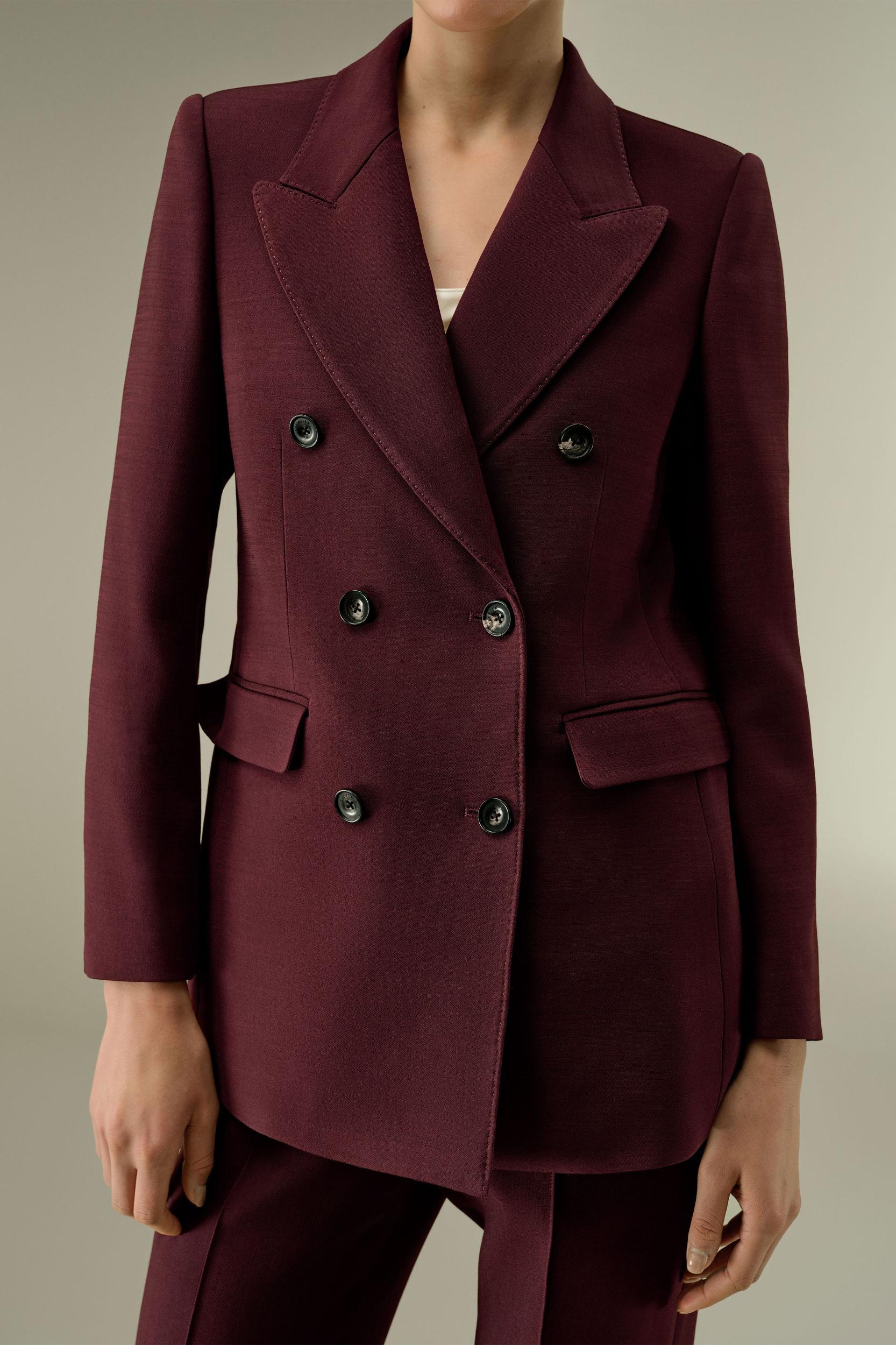 Double Breasted Lapel Blazer Product Image