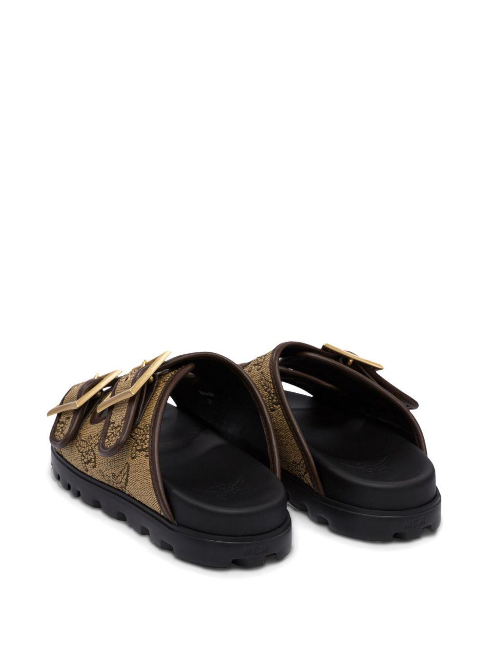 monogram-pattern slides Product Image