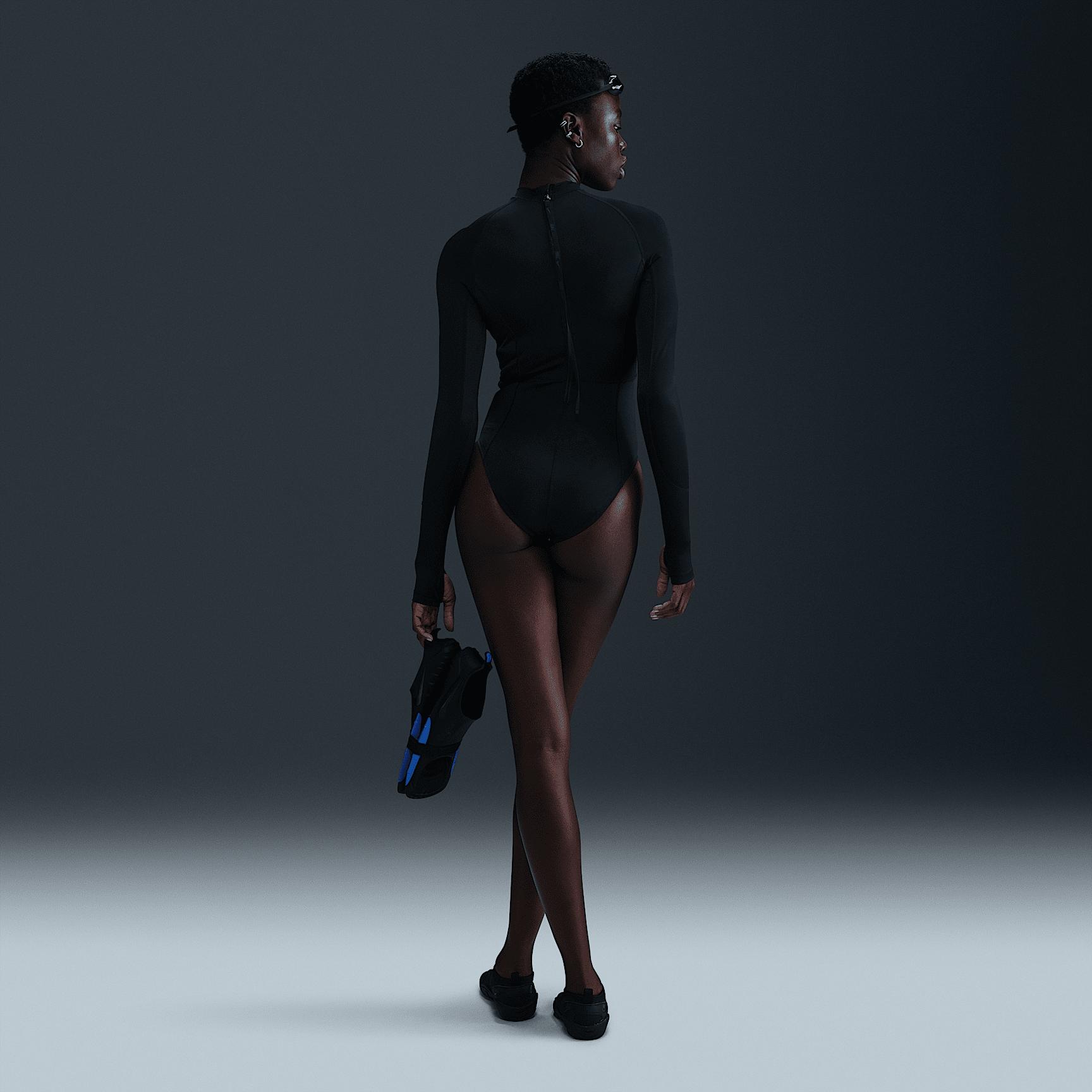 Nike Womens Swim Fusion HydraLock Long-Sleeve One-Piece (CB) | NESSF166-001 Product Image