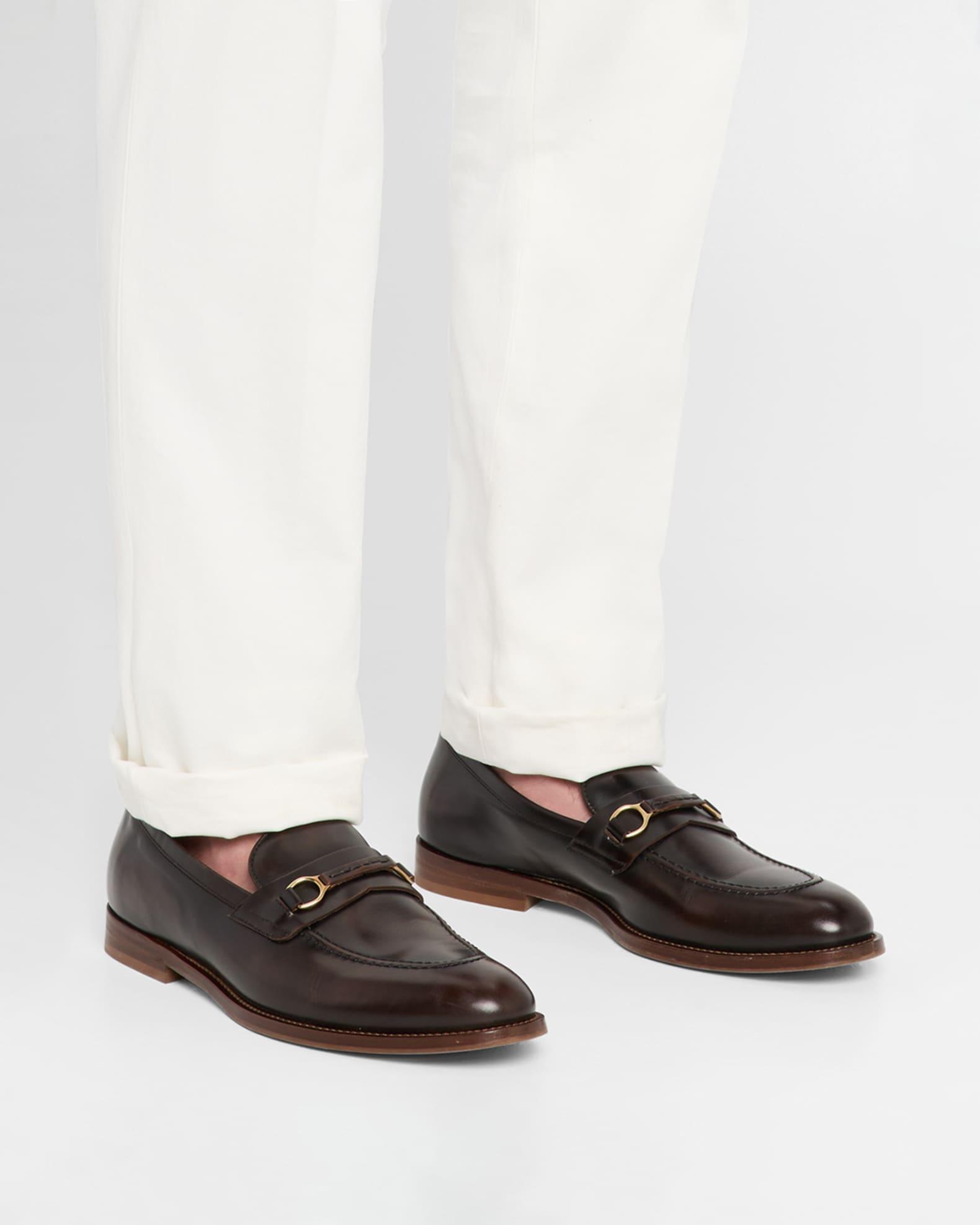 Men's Leather Bit Loafers Product Image