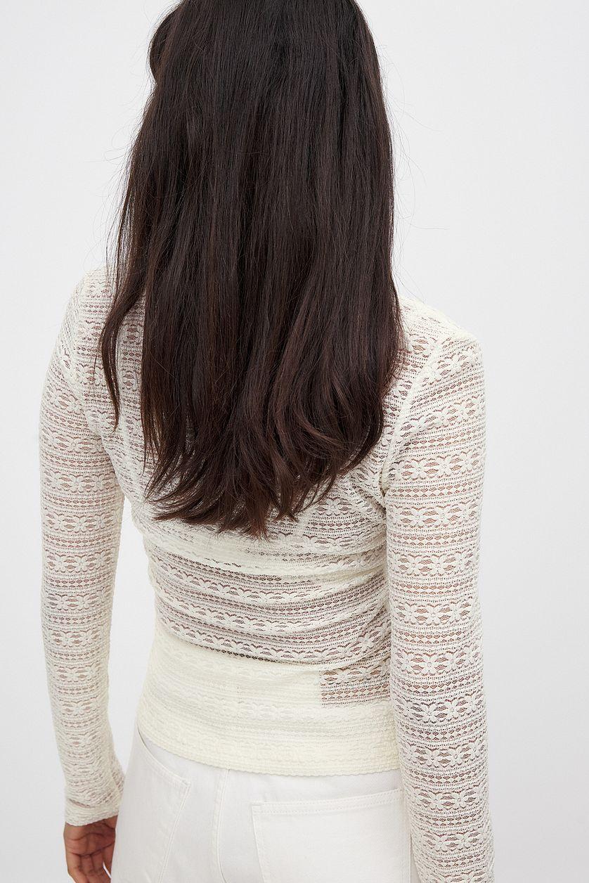 Long Sleeve Lace Top Product Image