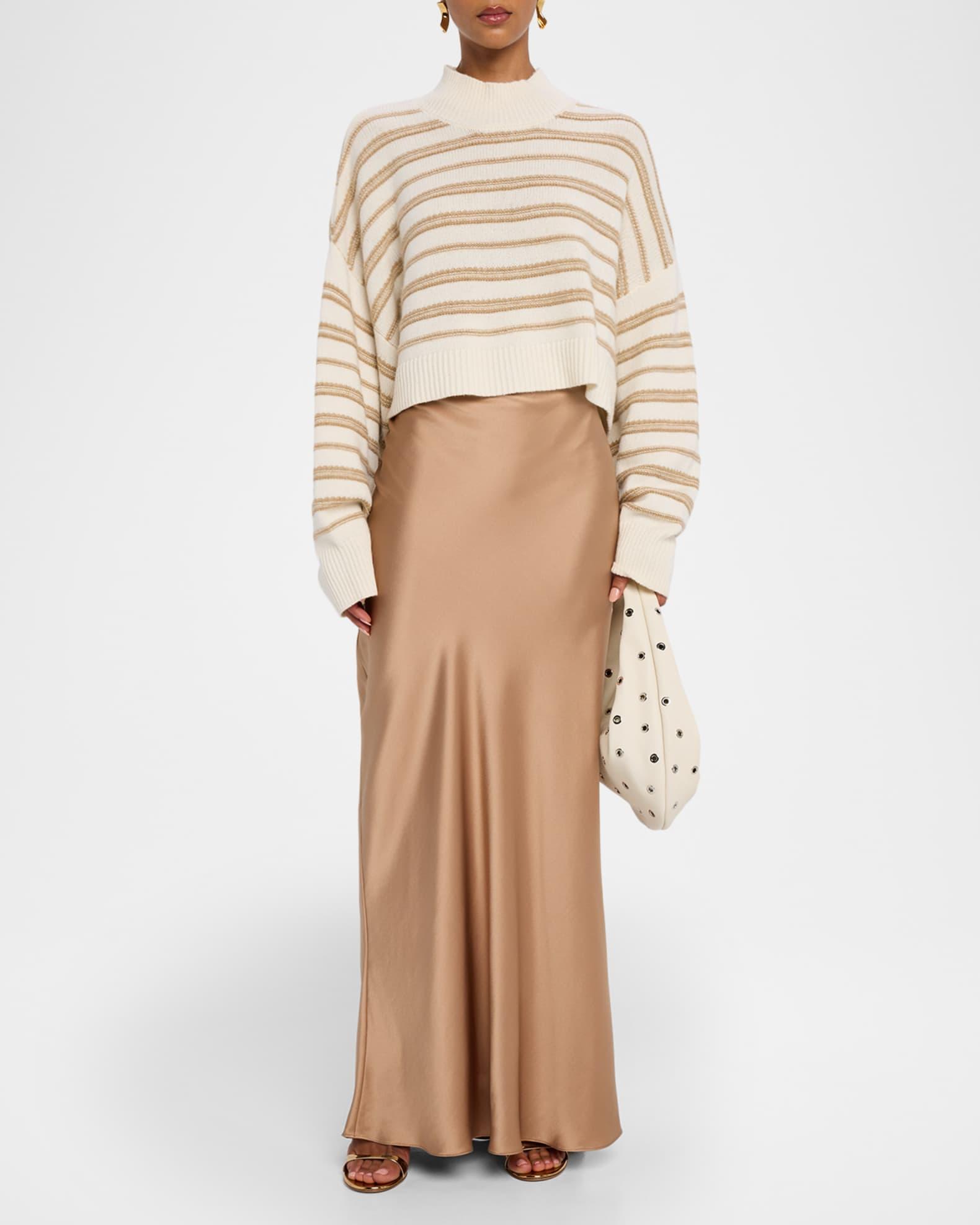 Wells Cropped Cashmere Pullover Product Image