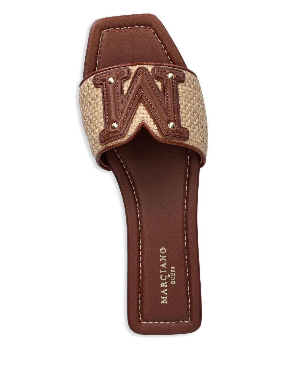 Marciano raffia slides Product Image