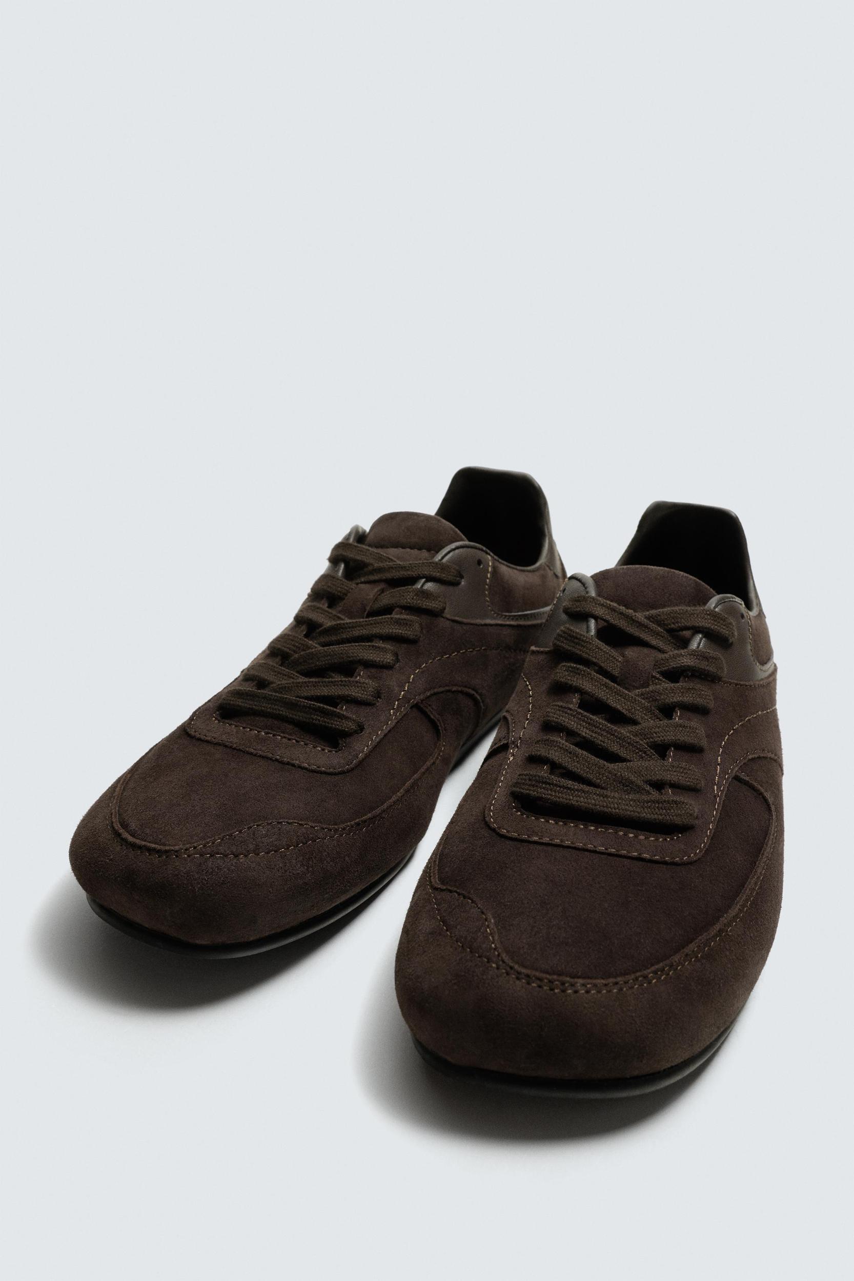 LEATHER SNEAKERS Product Image