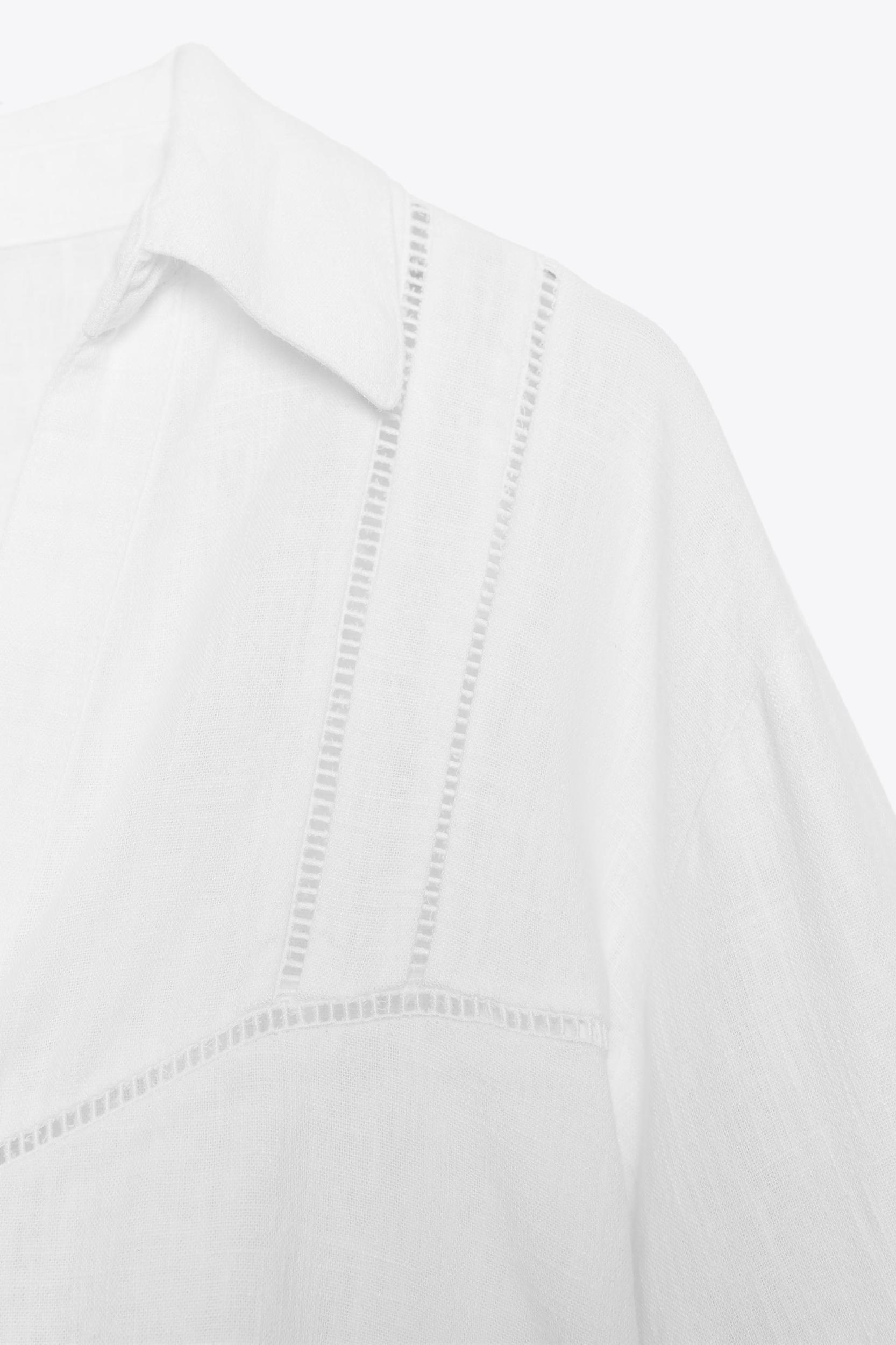 LADDER STITCH WIDE SLEEVE SHIRT Product Image