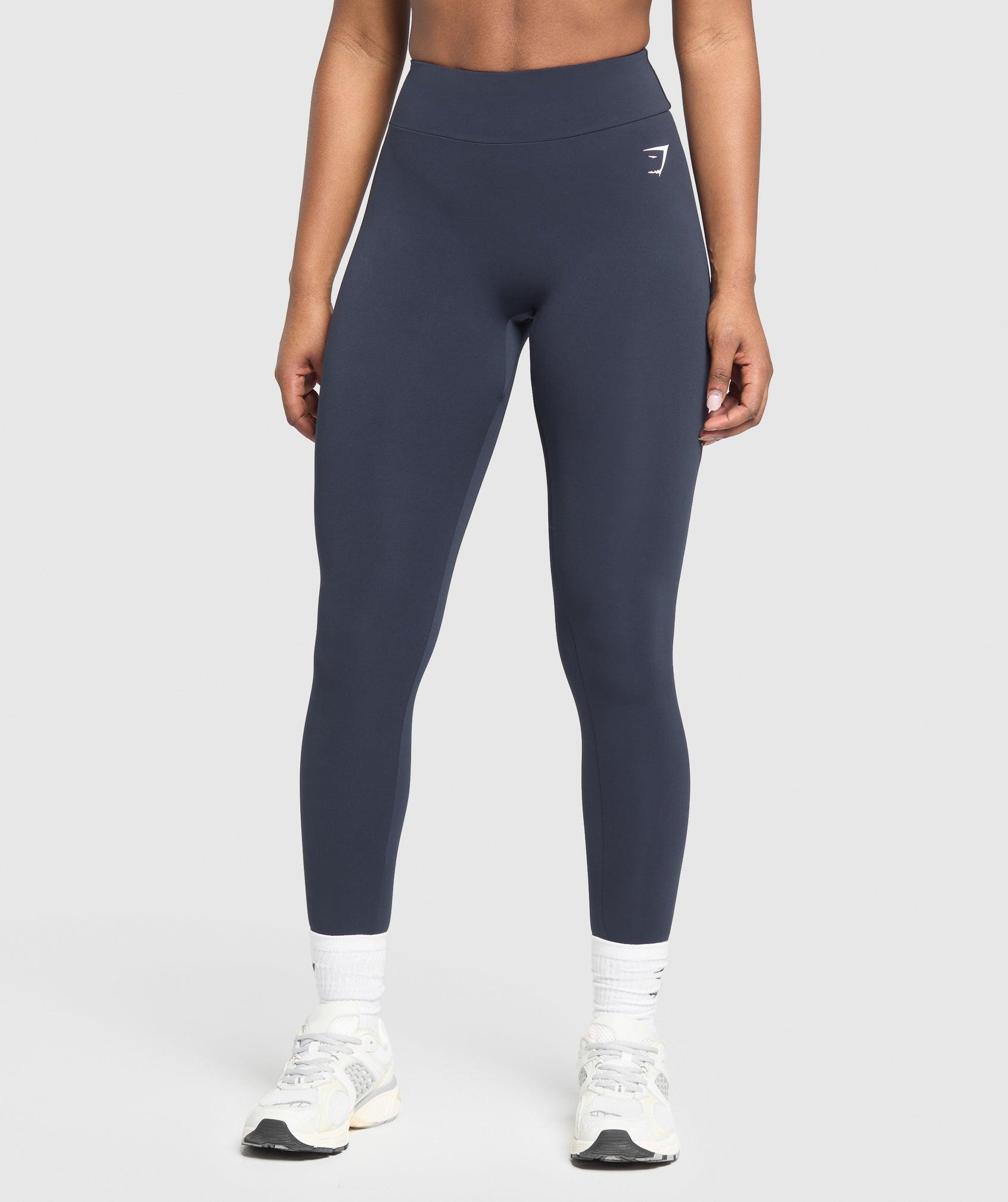 Gymshark Reps Power Leggings - Heavy Blue Female Product Image