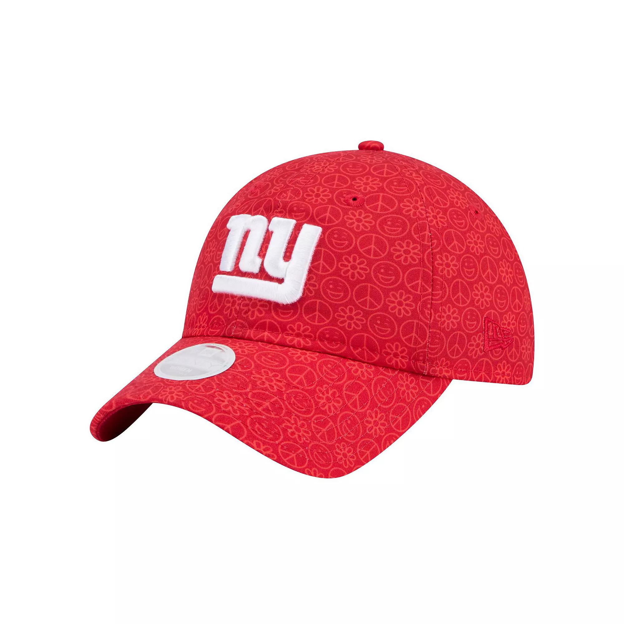 Women's New Era Red New York Giants Smiley 9TWENTY Adjustable Hat Product Image