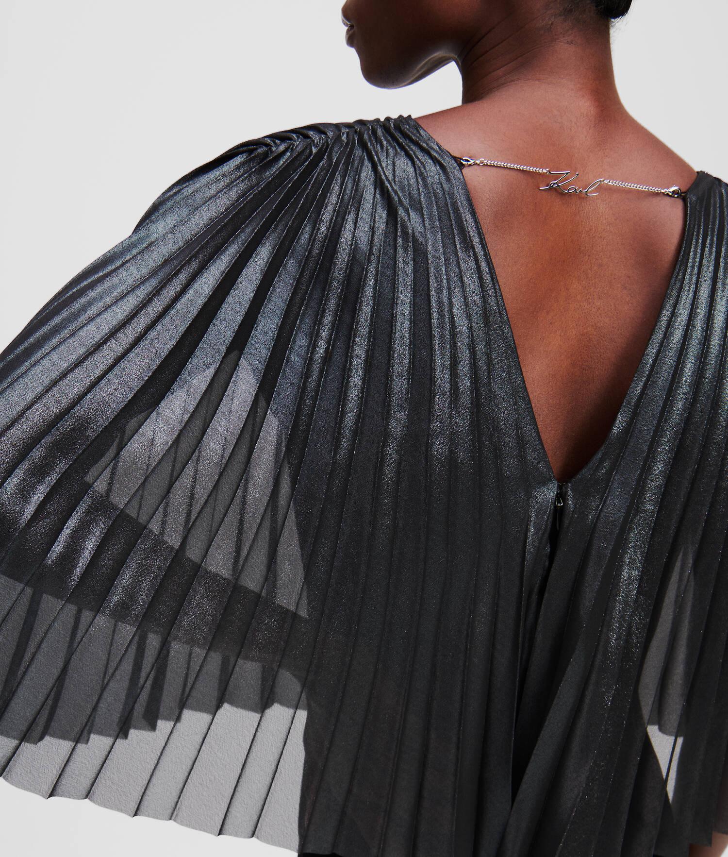 PLEATED CAPE JUMPSUIT Product Image