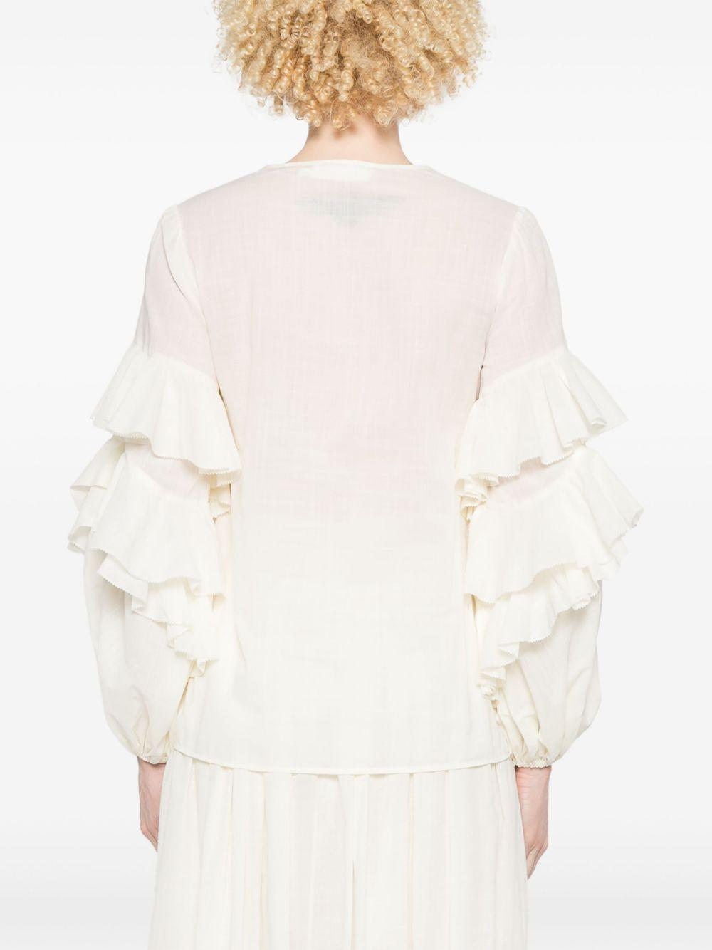 ruffled blouse Product Image