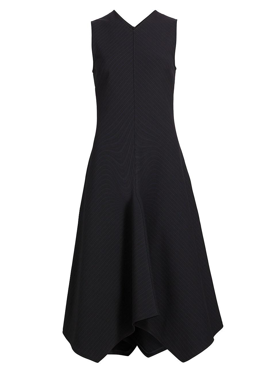 Womens Layla Asymmetric Fit & Flare Midi-Dress Product Image