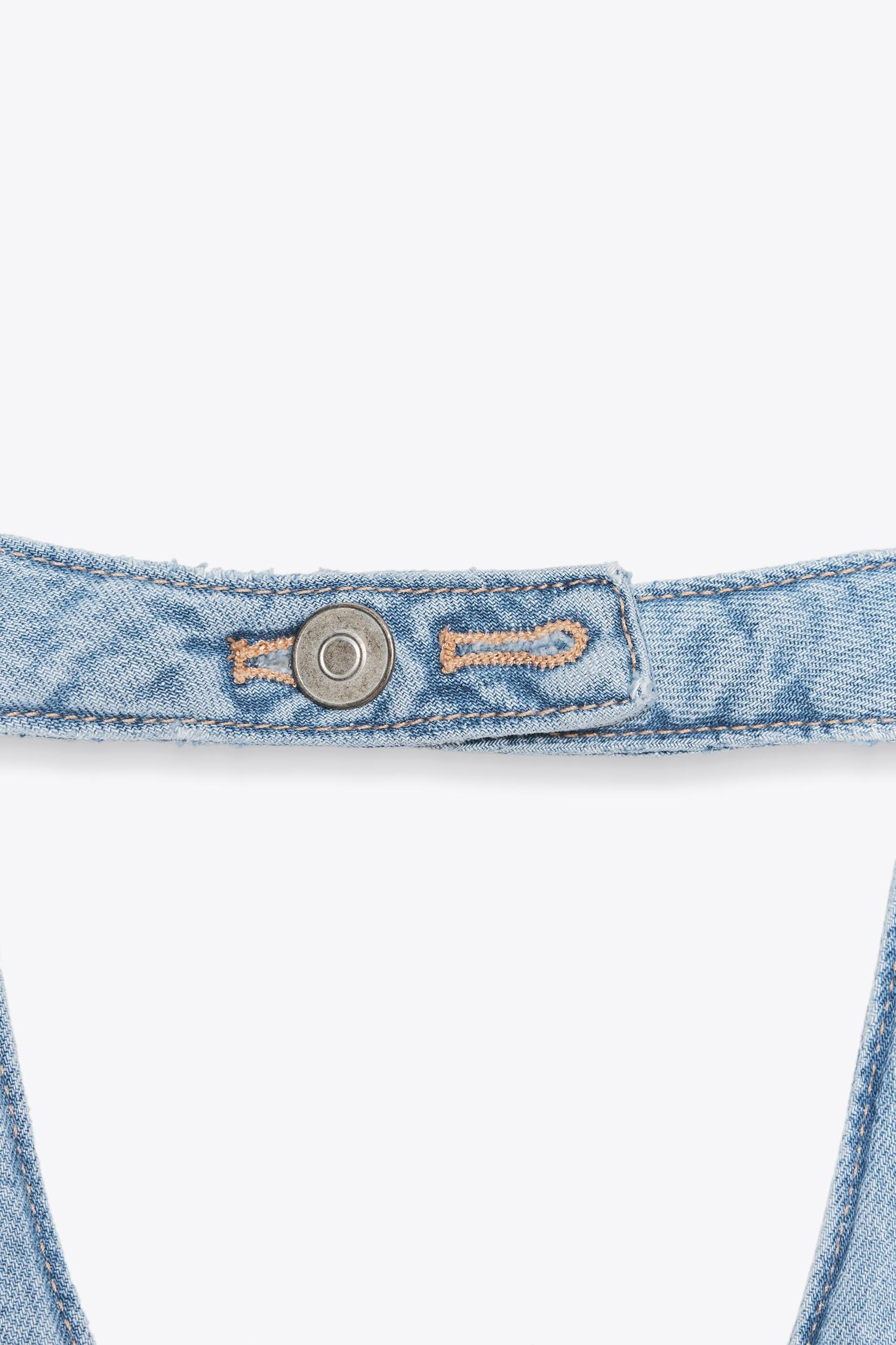 TRF DENIM VEST TOP Product Image