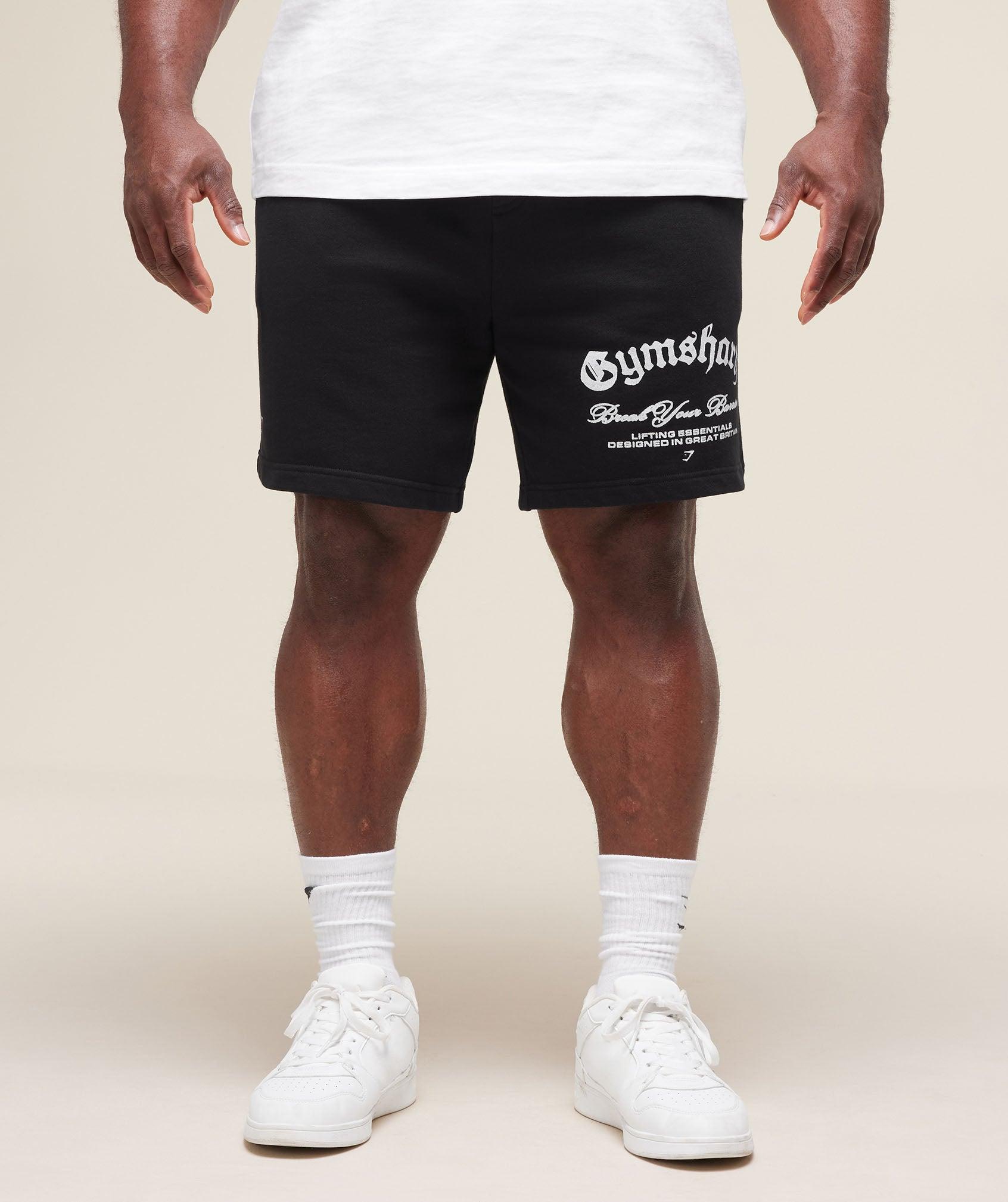 Gymshark Break Your Barriers Shorts - Black Male Product Image