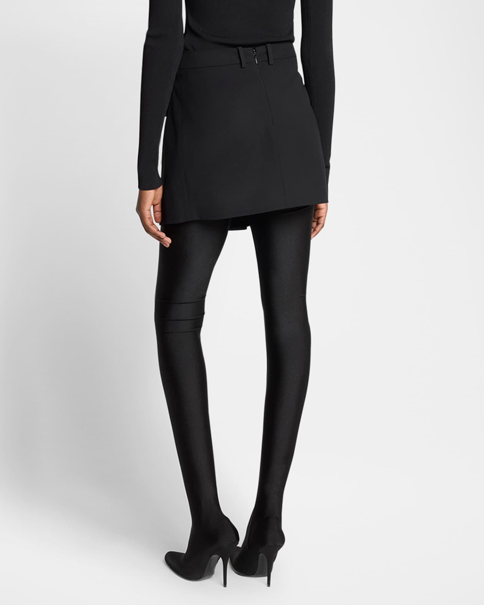 Double-Breasted Tailored Mini Skirt Product Image