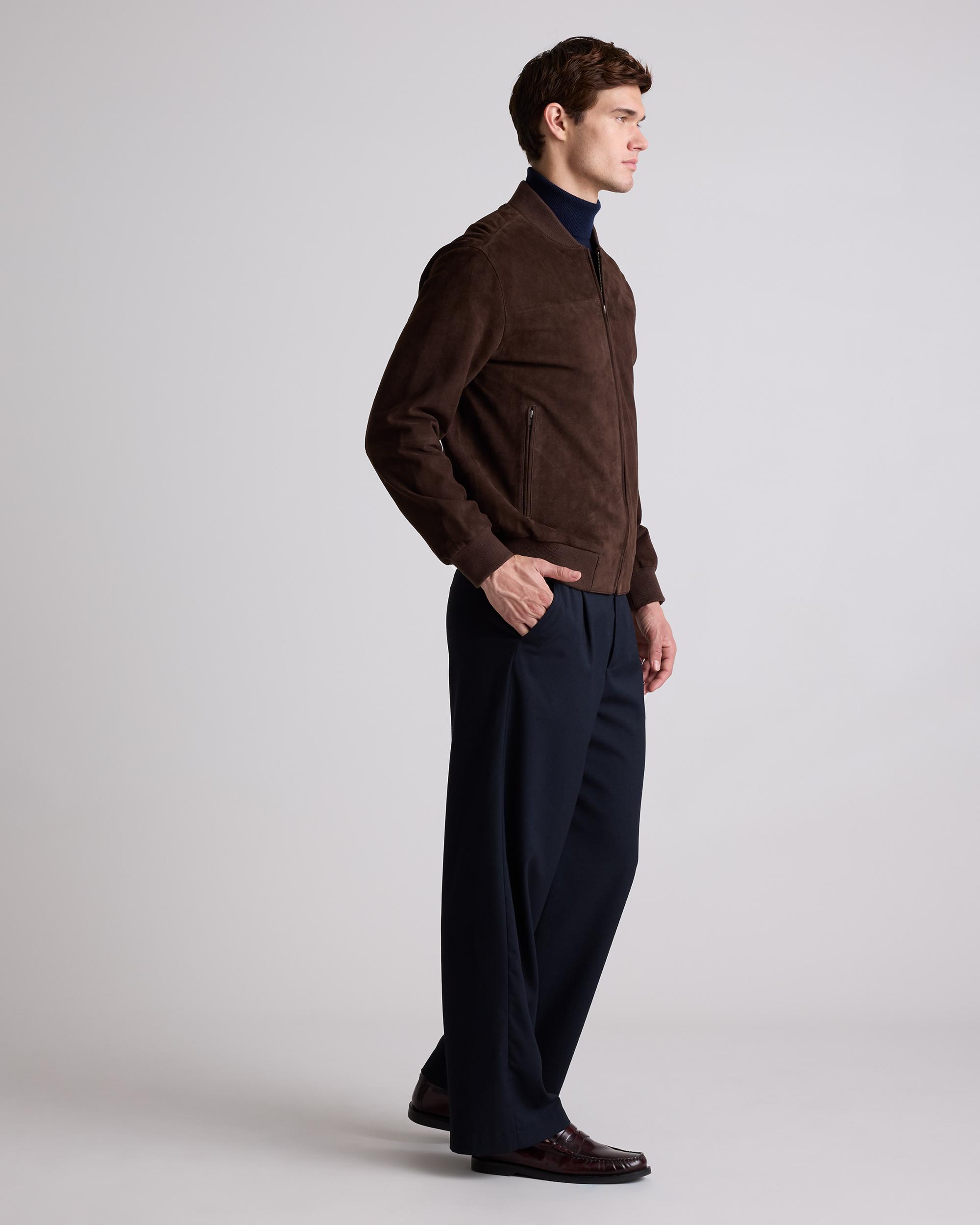 Quince | Men's 100% Suede Bomber Jacket Suede Leather Product Image