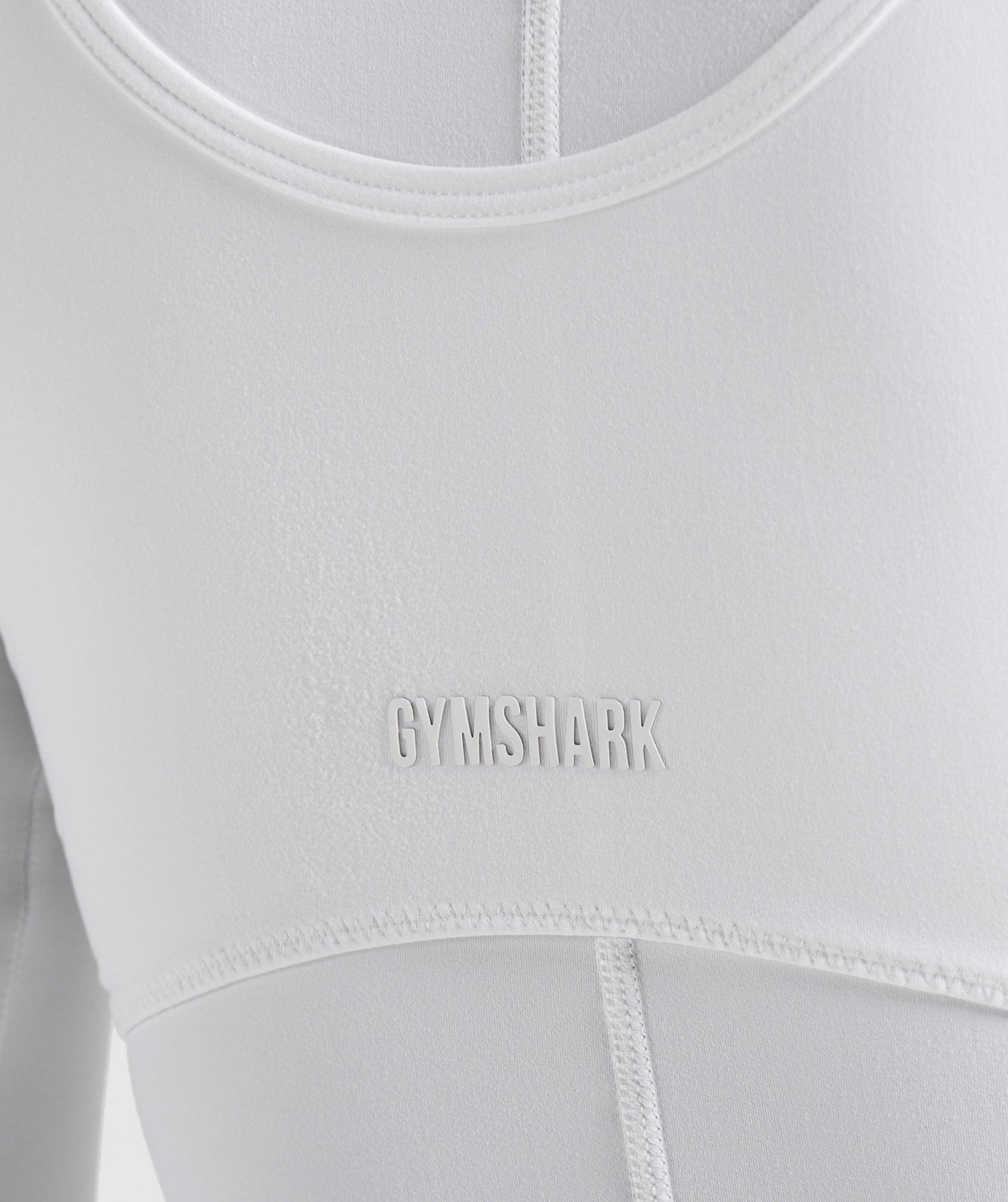 Gymshark Rest Day Buttery Soft Long Sleeve Top - White Female Product Image