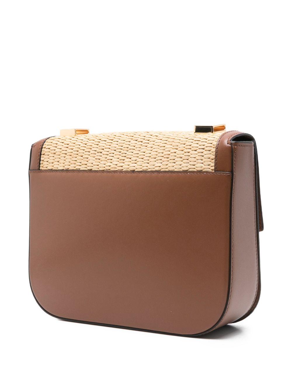 The Vancouver woven-raffia shoulder bag Product Image