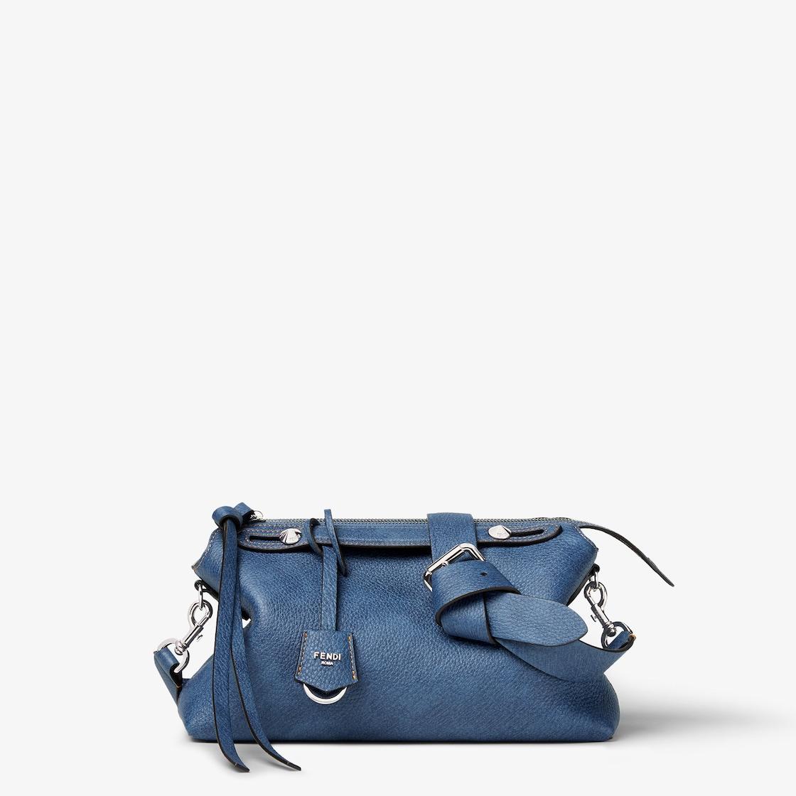 By The Way Soft MediumDenim-effect blue leather bag Product Image
