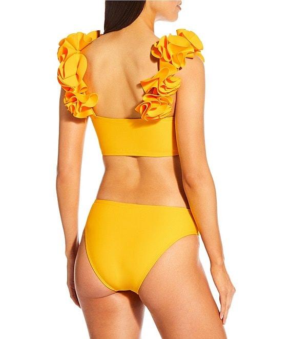 Antonio Melani Solid Classic Hipster Swim Bottom Product Image