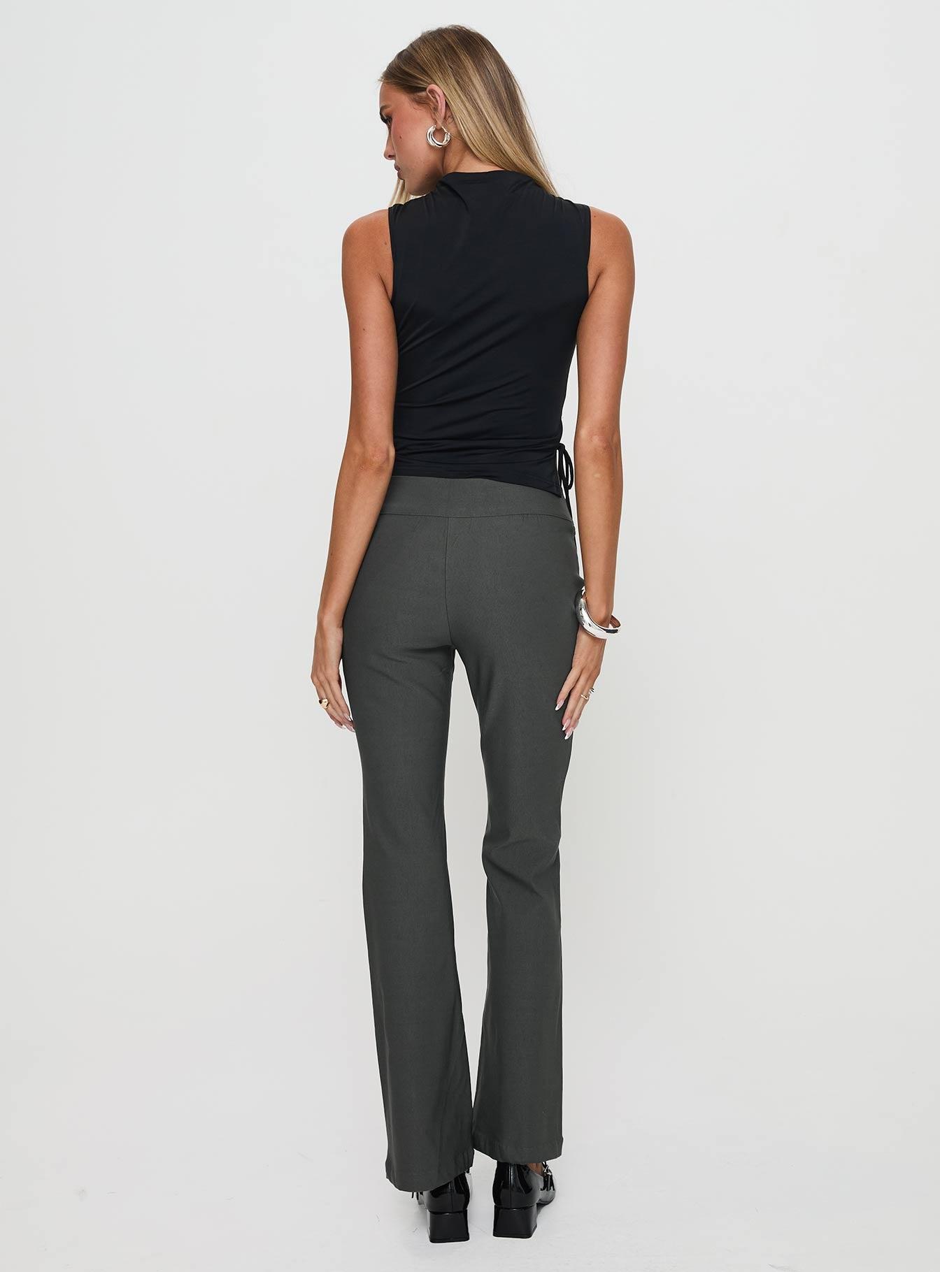 Everyday Flared Pants Slate Grey Product Image