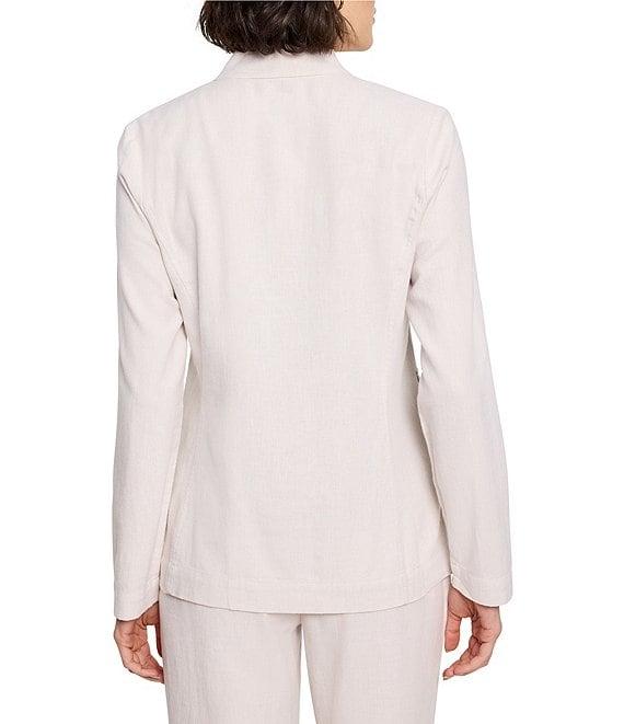 NIC + ZOE Ava Linen Notch Collar Long Sleeve Blazer Product Image
