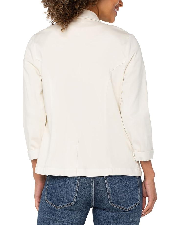 Soft Touch Twill Fitted Blazer Product Image