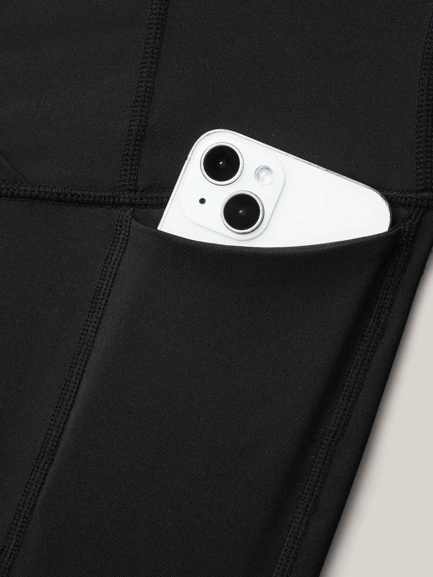 Criss-Cross Waist Pocket Tight Pants Female Product Image