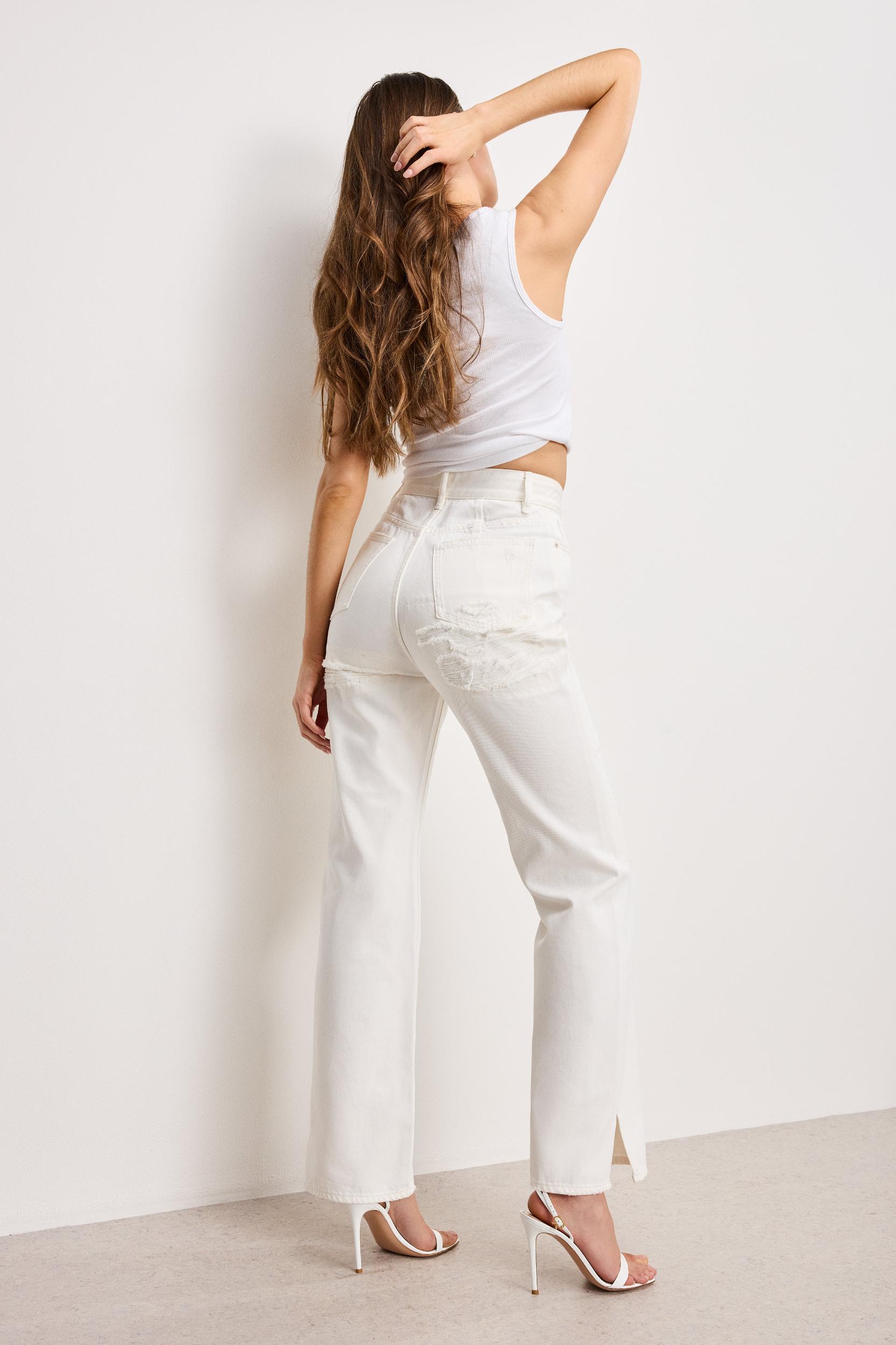 THE KHLOÉ JEAN | CLOUD WHITE Product Image